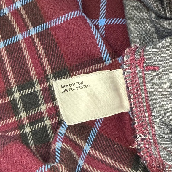 Duluth Trading Company Mens Flannel Shirt Plaid Long Sleeve Button Up 3XL Pocket - Picture 10 of 13